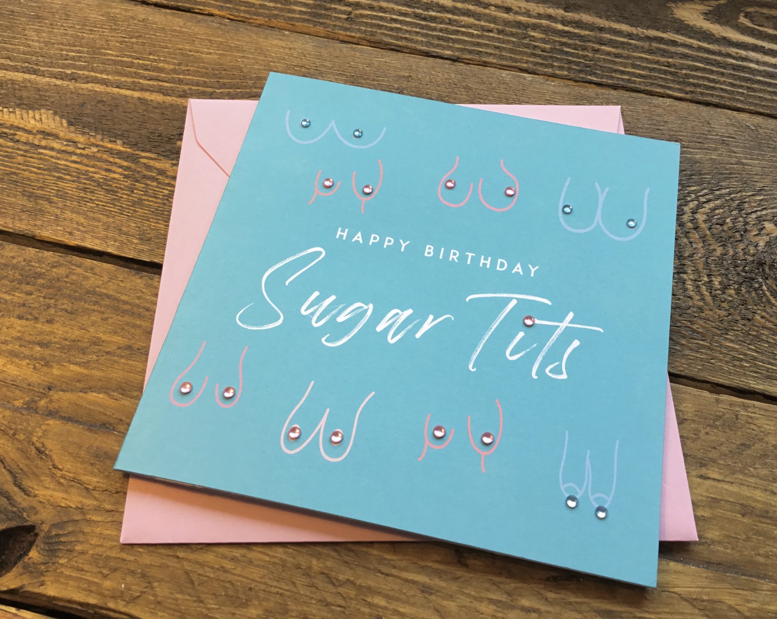 Funny Birthday Card For Her Happy Birthday Sugar Gothink Creative